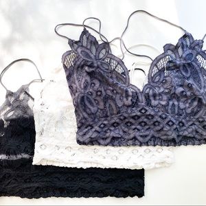 FREE PEOPLE ONE ADELLA BRALETTE - SET OF 3